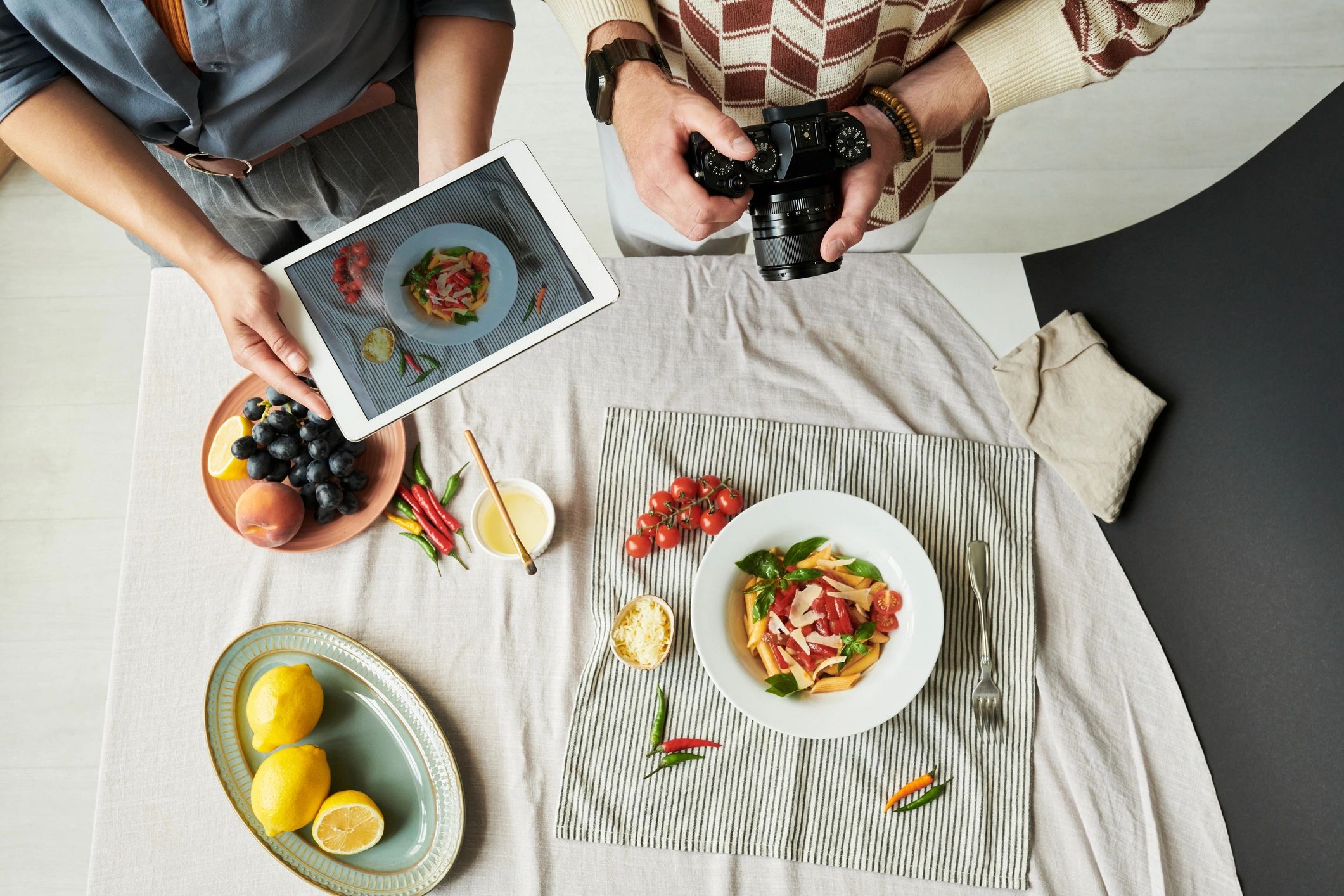 Creative food styling shortcut