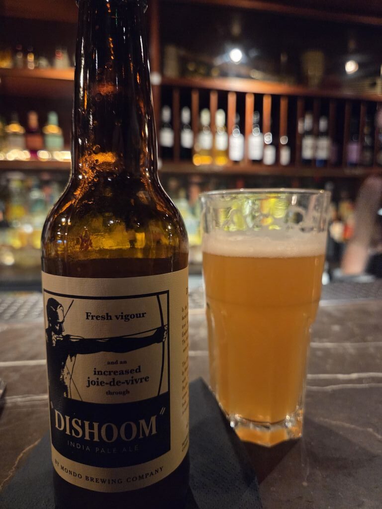 Home crafted beer at Dishoom Canaby, Canaby England