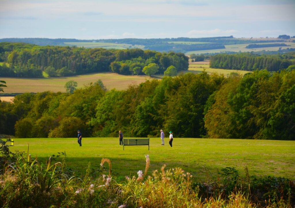 View of the field from our Orangeery Stow-On-The-Wold Cotswol;ds England